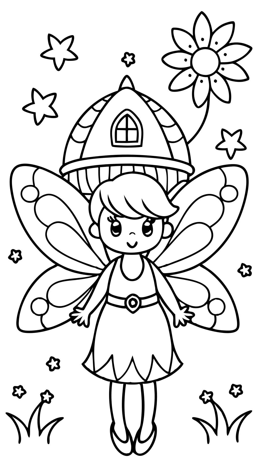 fairy printables coloring pages